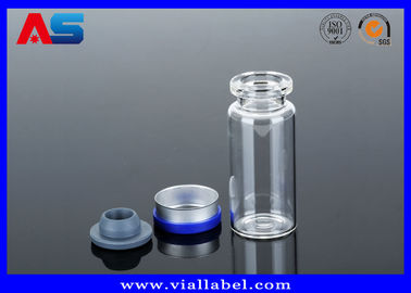 Pharma Small Glass Vials 2ml 5ml 8ml 10ml 15ml 20ml Glass Bottles With Rubber And Plastic top tiny glass vials