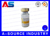 Steril Enjeksiyon şişeleri Ambalaj için Özelleştirilmiş 10ml Flakon Etiketleri Altın folyo Baskı