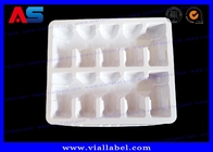 2ml 10 Flakon Plastik Blister Tepsi, İlaç Plastik Flakon Tepsileri Beyaz