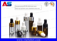 4 ml / 5 ml Dropper Flask Glass Vials With Screw-On Cap For Storage Pharmacy Oils (Eczacılık Yağları Depolama)