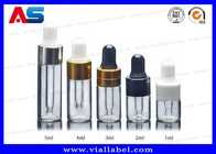 4 ml / 5 ml Dropper Flask Glass Vials With Screw-On Cap For Storage Pharmacy Oils (Eczacılık Yağları Depolama)