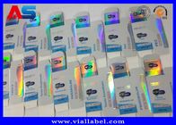 Primobolan 10ml Flakon Kutuları Lazer Holografit Baskı Euro Gen Rx Deisgn mavi kutu ilaç ambalajı