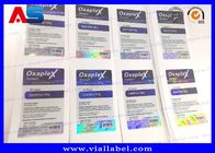 Panton Renkli 10ml Testosteron Peptide Şişe Etiketleri