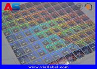 Sabotaj Belirgin QR Kodu Seri Numarası 3D Holografik Çıkartmalar