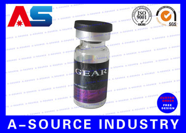 Özel tüp peptit şişe etiketleri Vinil çıkartmalar 10ml şişe etiketleri baskı