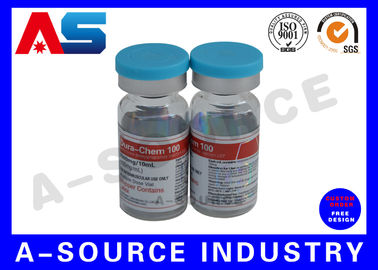 Lazer 10ml şişe Etiketler Ürünler için Özel Suya Karşıt Etiketler Rezolama / Altın folyo hologram etkisi
