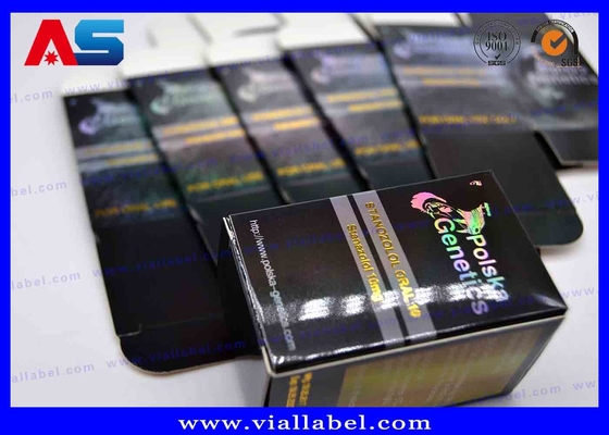 Renkli Baskı Peptidleri 2 ml şişe ve 2 ml ampul için kağıt kutular