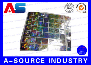 Sahte Güvenlik Hologram Etiketleri 10 ml şişe Etiket Kutuları için 3D hologram etiketi