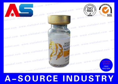 Organik Yapıştırıcı 10ml Şişe Etiketleri Vitamin Şişe Etiketi Sıcak Folyo Rezil ilaç şişesi etiketi