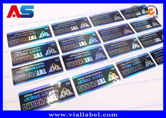 Altın / Gümüş Folyo Etiketler 5ml Peptid Şişesi Etiketleri Mat Laminasyon Şişe Etiket Yapımcısı İlaç için