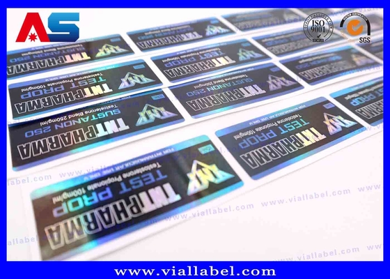 Özel Peptidler İnsan Büyümesi Farmasötikler için özel etiket etiketleri 10ml şişe etiketleri