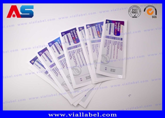 Özel Peptidler İnsan Büyümesi Farmasötikler için özel etiket etiketleri 10ml şişe etiketleri