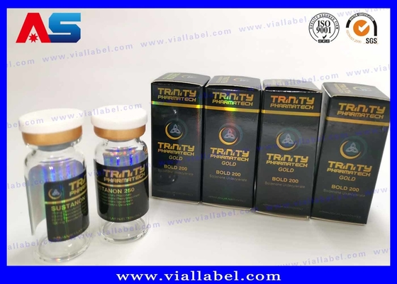 Etiketler ve şişeler için özel ücretsiz tasarım 10ml şişe kutuları ambalaj ilaç ambalaj kutusu