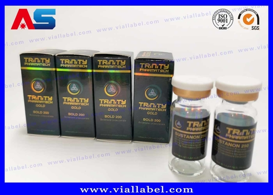 Etiketler ve şişeler için özel ücretsiz tasarım 10ml şişe kutuları ambalaj ilaç ambalaj kutusu