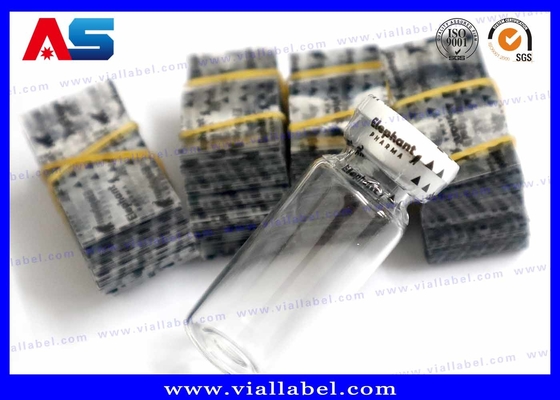 10ml Cam Veya Plastik Şişe Kapağı Sızdırmazlığı için PETG / PVC Isı Shrink Kol Etiketi