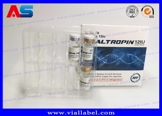 Somatropina Hcg Paketleme Kağıt Enjeksiyon Flakon Kutusu BİDİ BİLİK BİLDİRİM DİLGELERİ için Etiketle