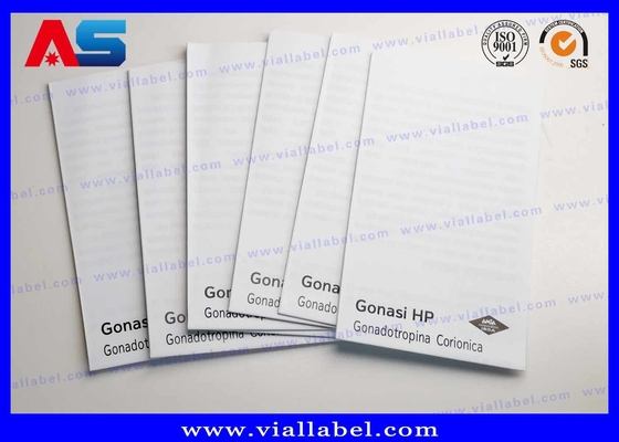 Katlanabilir 10ml Kağıt Broşür Ekleri Peptideler İçin Baskı Açıklaması