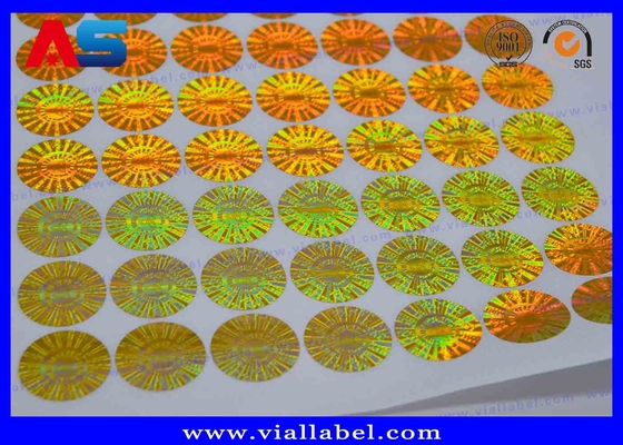Yapıştırıcı Kazınabilir Holografik Mühür Etiket Özel Tasarım