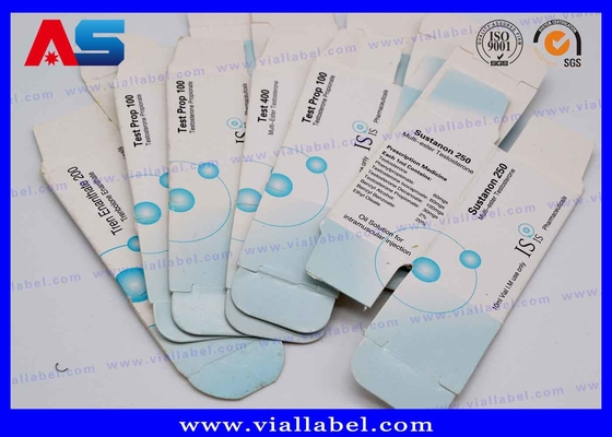 Glossy / Matt Bio Custom 10mL Şişe Kutusu Laboratuvar Test Kutuları için Karton Taşıma Kutuları şişeler için kutular