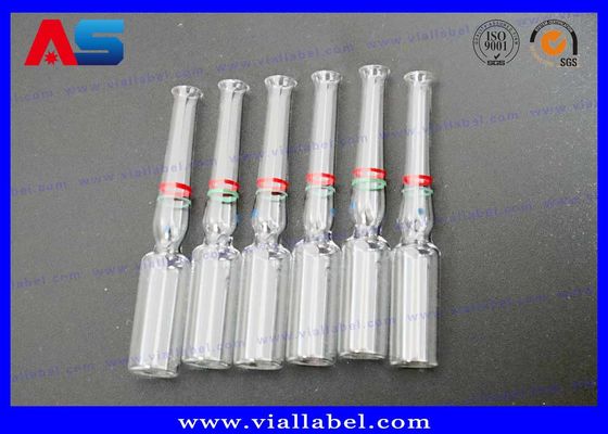 Güvenli Depolama Küçük Farmasötik Cam Ampuller 1ml 2ml 3ml 4ml 5ml 10ml