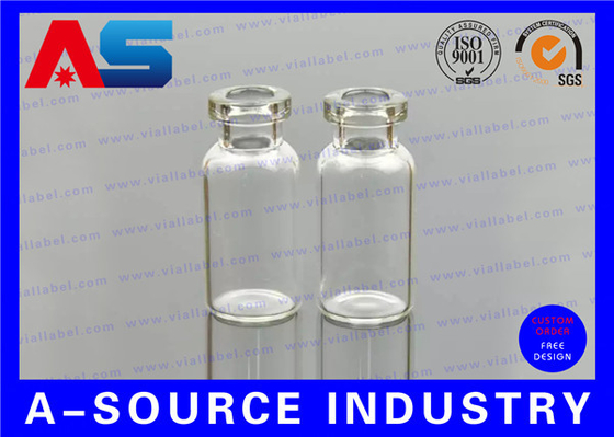 Steril 2ml Cam Şişeler, Manuel / Yarı Otomatik Crimper Küçük Cam Şişeler