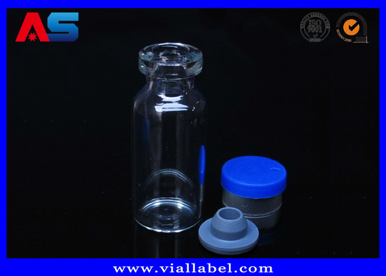 Steril 2ml Cam Şişeler, Manuel / Yarı Otomatik Crimper Küçük Cam Şişeler