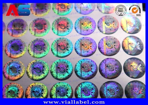Özel 3D Holografik Düzeltme Kanıtı Güvenlik Etiketi 20mm Sahtecilik Karşıtı Güvenlik Kodu Etiketi