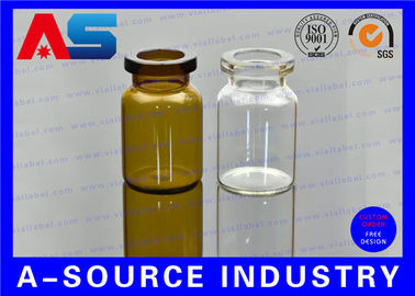 Açık Şişeler 10ml Küçük Cam Şişeler 24mm Geniş 45mm Yüksek BIO Test için Kullanım 2ml Cam Şişeler