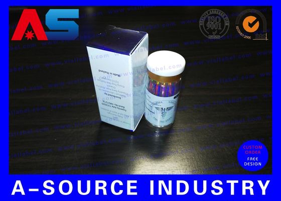 Marka Farmasötik Paket Etiketleri Kutular için CMYK Baskı Profesyonel Tasarım / Peptid şişeleri