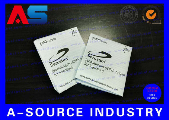 Leaflet Maker Paper Custom Leaflet Printing Foldable Package Insert Printing For Soma-tropin Hcg Açıklama