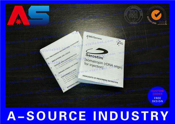 Leaflet Maker Paper Custom Leaflet Printing Foldable Package Insert Printing For Soma-tropin Hcg Açıklama