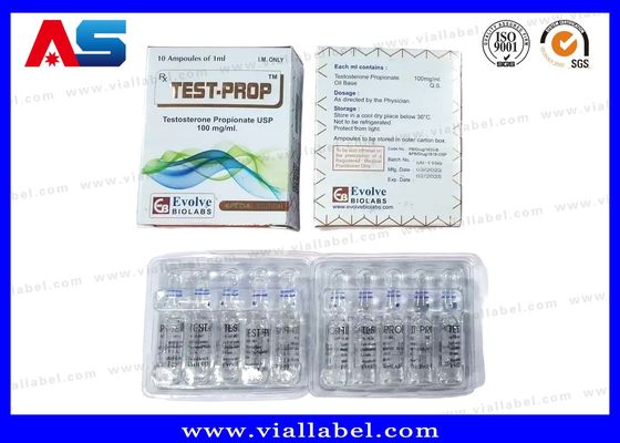 Özel yapışkan şişe çıkartması 2ml Ampuller peptides çıkartmaları Ucuz Fiyat