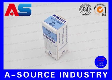 Özelleştirilmiş Logo Baskılı Kağıt 10ml Şişe Kutuları, Güvenlik Hologramlı Etiket Seal