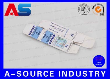 Özelleştirilmiş Logo Baskılı Kağıt 10ml Şişe Kutuları, Güvenlik Hologramlı Etiket Seal