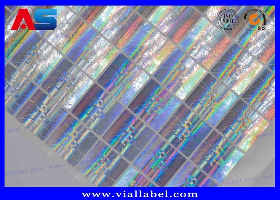 Çizgi Holografik Etiketler 10-40 mm Gümüş / Altın / Yeşil / Mavi