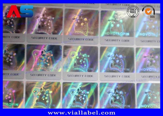 Çizgi Holografik Etiketler 10-40 mm Gümüş / Altın / Yeşil / Mavi