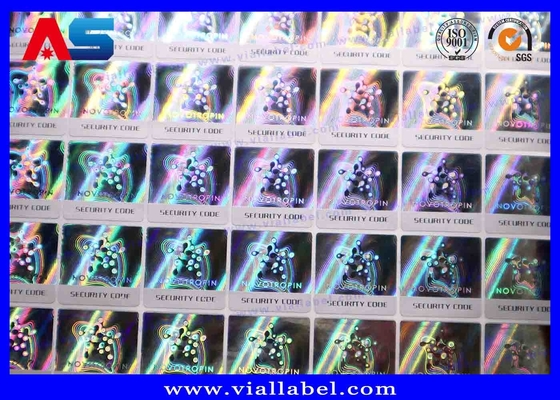 Çizgi Holografik Etiketler 10-40 mm Gümüş / Altın / Yeşil / Mavi