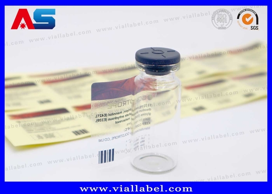 Ekonomik Şeffaf 10ml Şişe Etiketi Açık 10ml Şişe Etiketleri Özel Tasarım Baskı