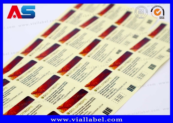 Açık 10ml şişe çıkartmaları Çin'de yapılmış özel baskı Şeffaf 10ml şişe etiketleri Su geçirmez
