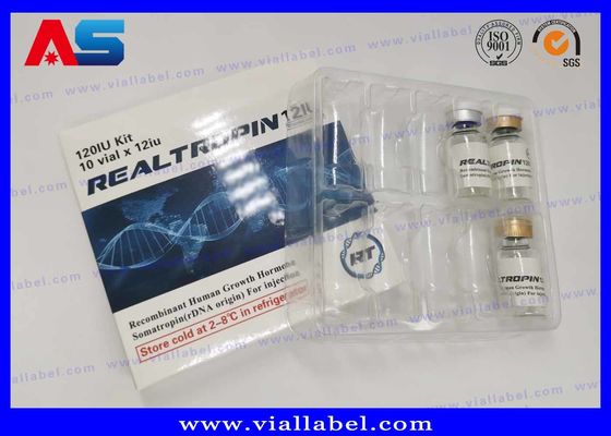 peptides 5mg-30mg Paket Kağıt İlaç Paketi Kutu 10 Flakon Özel Tasarım