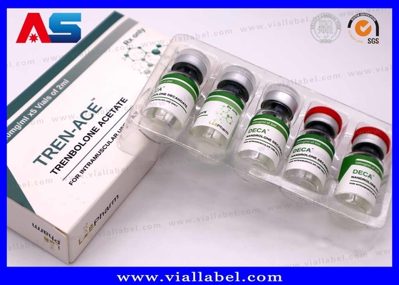 İlaç ambalajı için 10 ml şişe kutuları Holografik baskı Çevre dostu doğrudan satış özelleştirilebilir Hızlı teslimat