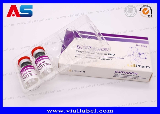 Farmasötik Enjeksiyonlar İçin Özelleştirilebilir Plastik Blister Ambalajı 10ml Kutusu Mock Up Servisi Mümkün