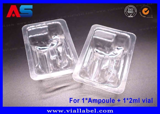 Açık PET Blister Tepsisi 1ml Ampule ve 2ml Şişe için Çift Odalı Güvenli Ambalaj. ISO sertifikalı, 12+ yıllık ihracat uzmanlığı.