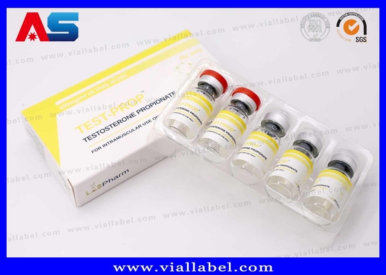 Geri dönüştürülebilir PET ekleyici ile 10ml holografik şişe kutu