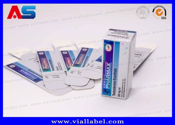 Geri dönüştürülebilir PET ekleyici ile 10ml holografik şişe kutu