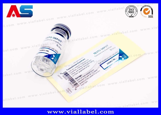 Tıbbi ve Laboratuvar Kullanımı için Güçlü Yapışkan Premium Flakon Etiketleri 2ml / 10ml