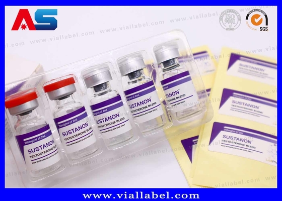 Farmasötik şişeler için özel lazer etiketleri vida-boynuzlu şişeler ampuller ve plastik şişeler