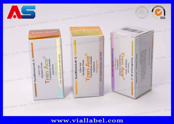 Farmasötik şişeler için 10 ml lazer etkisiyle özelleştirilebilir karton kutular