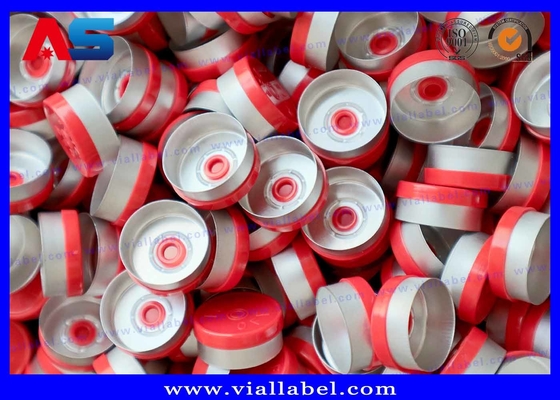 Özel Alüminyum-Plastik Kapaklar (13mm/20mm) Çizilmiş Farmasötik Logo ve Kelimeler