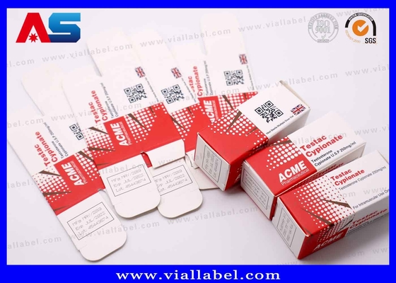 2ml-20ml şişe için NFC ile Premium Özel Baskılı Farmasötik Şişe Paketleme Çözümleri